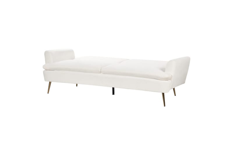 Bäddsoffa Vettre - Vitt, guld - Möbler - Soffa - Bäddsoffa