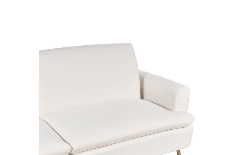 Bäddsoffa Vettre - Vitt, guld - Möbler - Soffa - Bäddsoffa