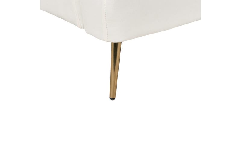 Bäddsoffa Vettre - Vitt, guld - Möbler - Soffa - Bäddsoffa