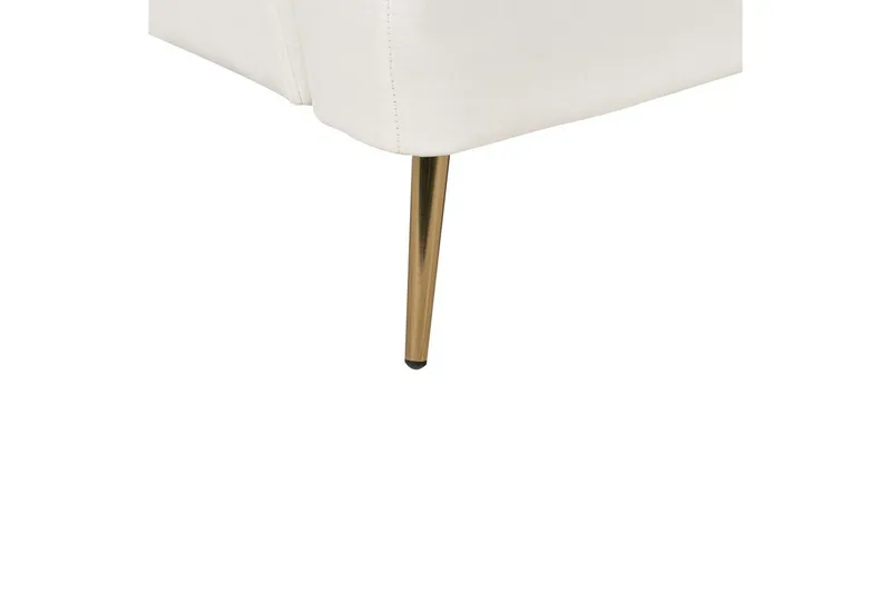 Bäddsoffa Vettre - Vitt, guld - Möbler - Soffa - Bäddsoffa