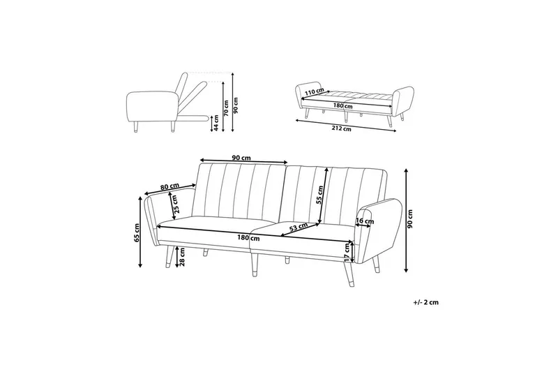 Bäddsoffa Vimmerby - Möbler - Soffa - Bäddsoffa