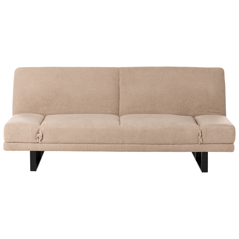 Bäddsoffa York Bouclé - Sandbeige - Möbler - Soffa - Bäddsoffa - Bäddsoffa 2 sits