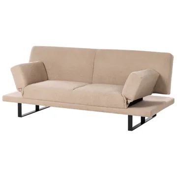 Bäddsoffa York Bouclé - Sandbeige - Möbler - Soffa - Bäddsoffa - Bäddsoffa 2 sits