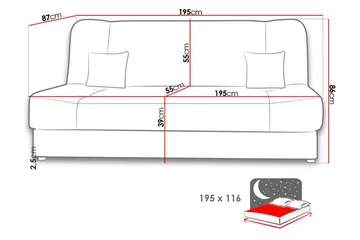 Bäddsoffa - Möbler - Soffa - Bäddsoffa