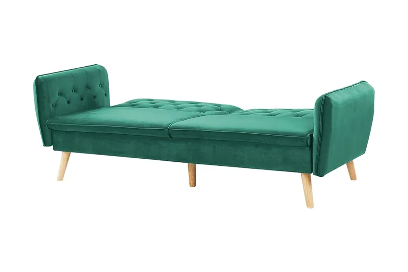 Bardu 2-sits Bäddsoffa - Sammet/Mörkgrön - Möbler - Soffa - Bäddsoffa