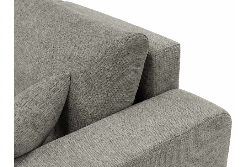 Barile Bäddsoffa Dubbeldivan 4-sits i Plysch - Grå - Möbler - Soffa - Bäddsoffa