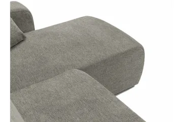 Barile Bäddsoffa Dubbeldivan 4-sits i Plysch - Brun - Möbler - Soffa - Bäddsoffa