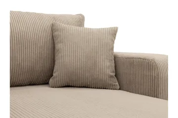 Barile Bäddsoffa med Divan 3-sits i Plysch - Brun - Möbler - Soffa - Bäddsoffa