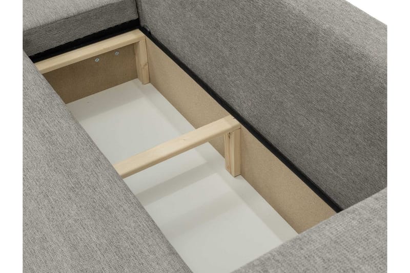 Barile Bäddsoffa med Divan 3-sits i Plysch - Brun - Möbler - Soffa - Bäddsoffa