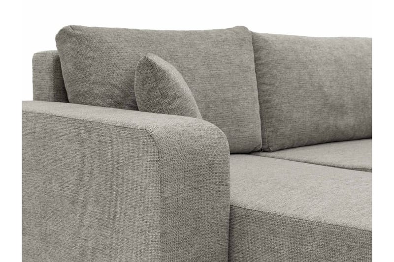 Barile Bäddsoffa med Divan 3-sits i Plysch - Brun - Möbler - Soffa - Bäddsoffa