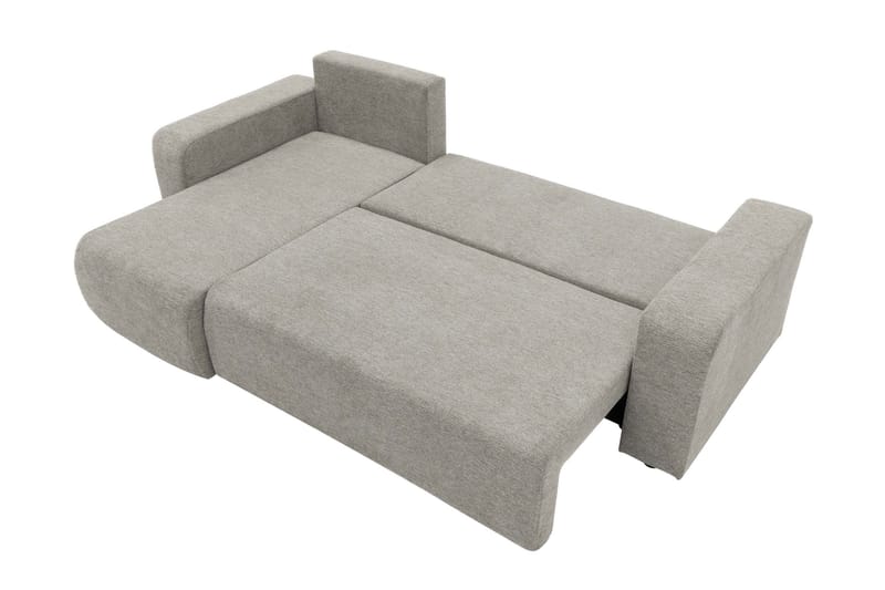 Barile Bäddsoffa med Divan 3-sits i Plysch - Brun - Möbler - Soffa - Bäddsoffa