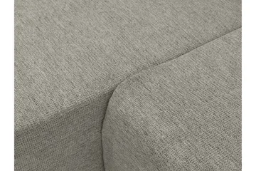 Barile Bäddsoffa med Divan 3-sits i Plysch - Grå - Möbler - Soffa - Bäddsoffa
