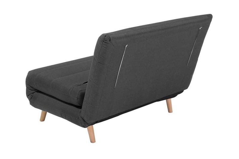 Bascas 1-sits Rektangulär Bäddbar Fällbar Bäddsoffa i Tyg - Grå - Möbler - Soffa - Bäddsoffa