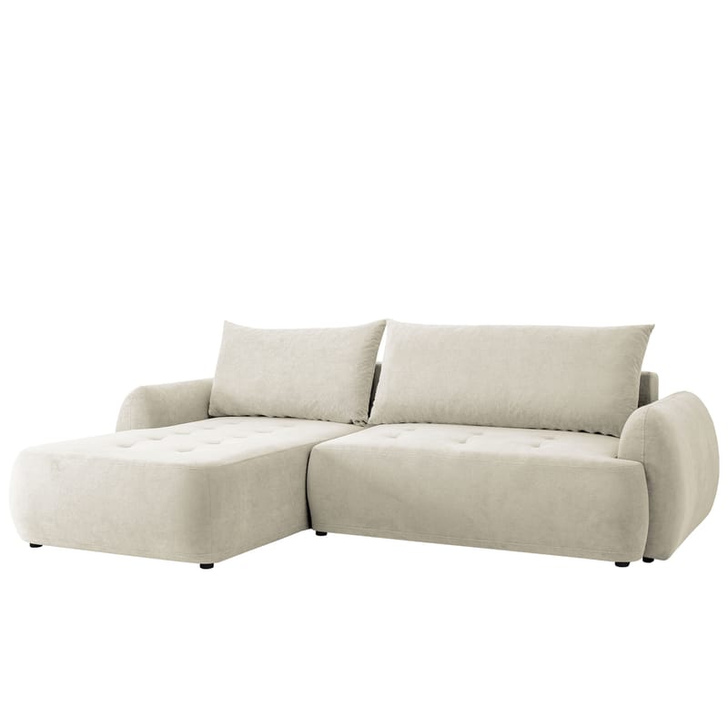 Bastos 3-sits Bäddsoffa med Divan Vänstervänd, Ljusbeige