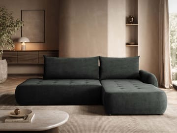 Bastos Bäddsoffa med Divan Höger - Grå - Möbler - Soffa - Bäddsoffa