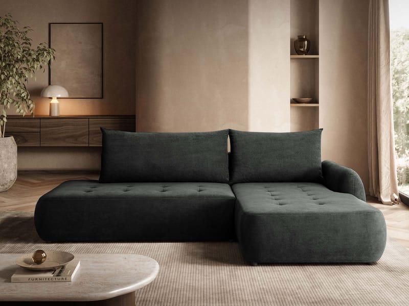 Bastos Bäddsoffa med Divan Höger - Grå - Möbler - Soffa - Bäddsoffa