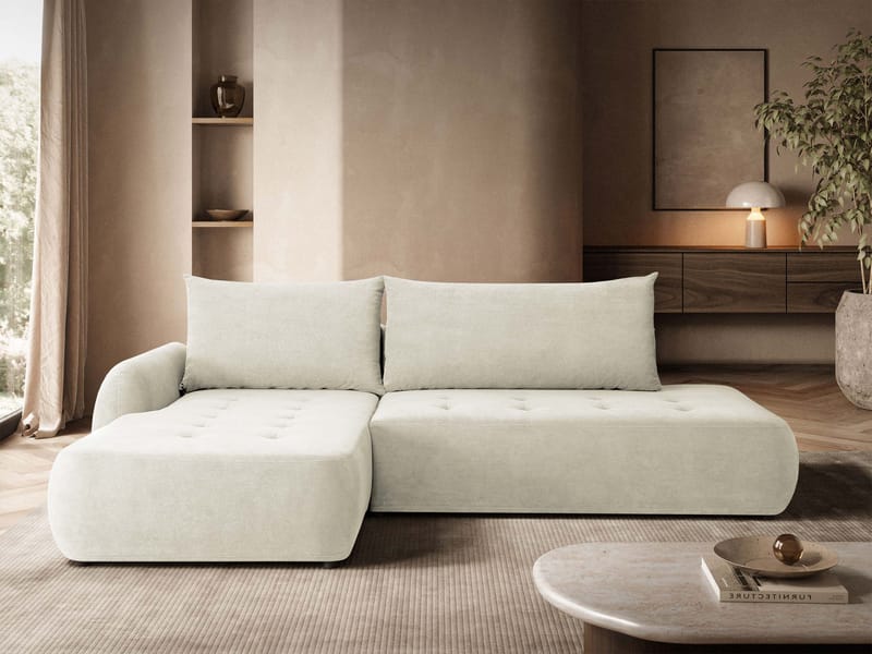 Bastos Bäddsoffa med Divan Vänster - Beige - Möbler - Soffa - Bäddsoffa