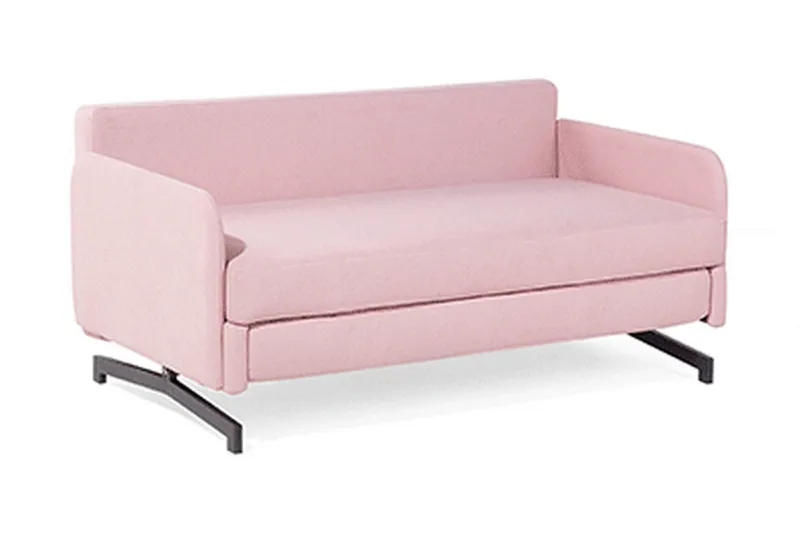 Belfast Bäddsoffa 148 cm - Rosa - Möbler - Soffa - Bäddsoffa