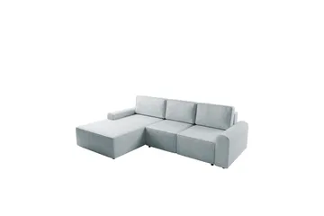 Bella Bäddsoffa med Divan 3-sits i Plysch