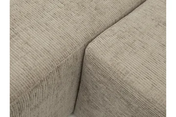Bella Bäddsoffa med Divan 3-sits i Plysch - Beige - Möbler - Soffa - Bäddsoffa