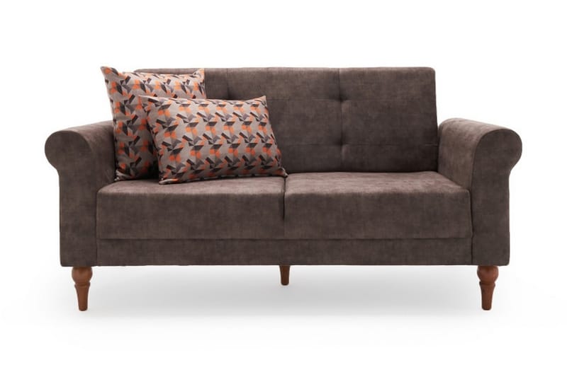 Benin Bäddsoffa 2-sits 125x109 - Brun - Möbler - Soffa - Bäddsoffa