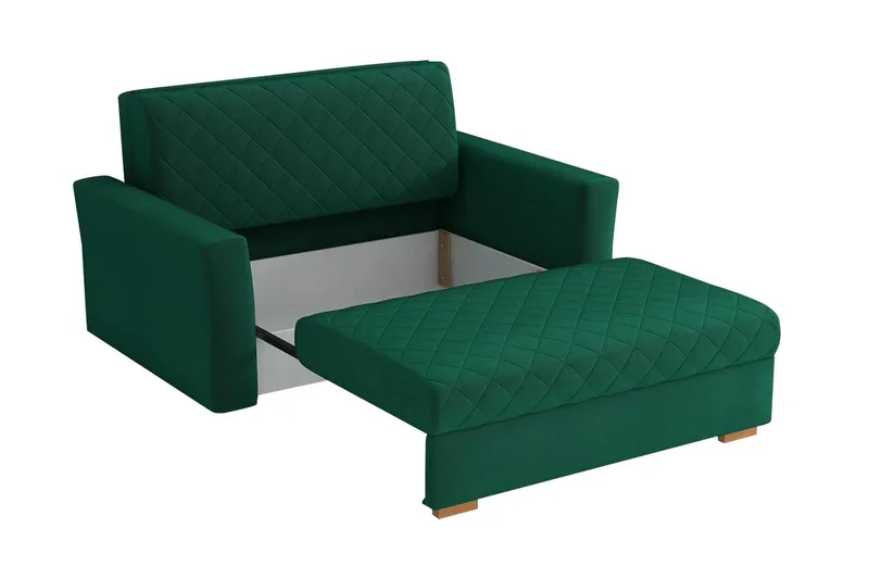 Bensbyn 2-sits Bäddsoffa Rutmönster - Svart - Möbler - Soffa - Bäddsoffa