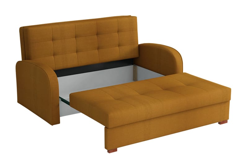 Bensbyn Bäddsoffa 153x98x85 cm - Mörkgrå - Bäddsoffa - Bäddsoffa 2 sits - Sammetssoffa