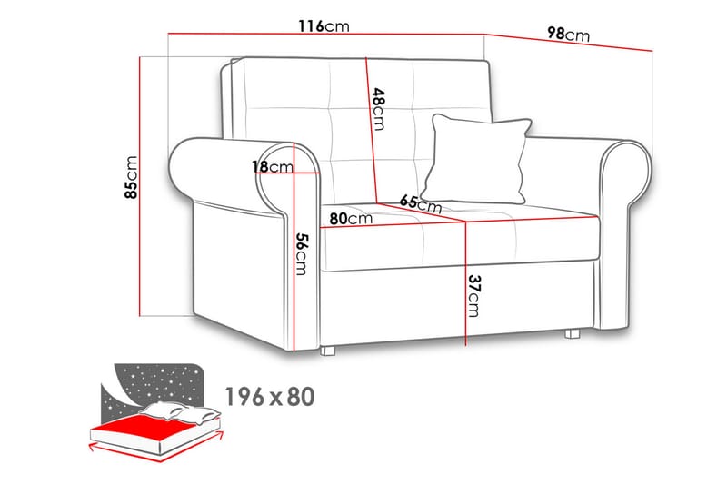 Bensbyn Bäddsoffa - Beige - Möbler - Soffa - Bäddsoffa
