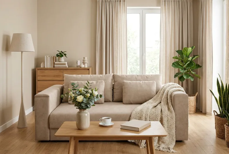 Bergen Djup 3-sits Bäddsoffa med förvaring - Beige - Möbler - Soffa - Bäddsoffa
