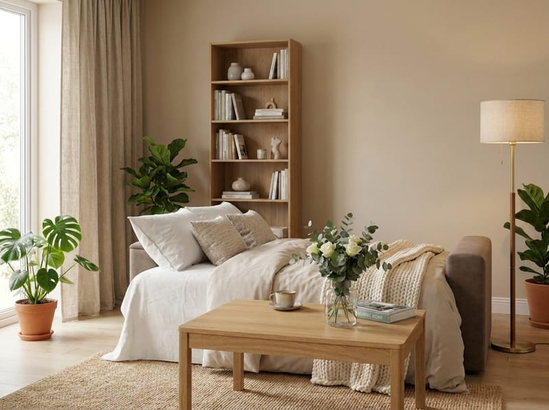 Bergen Extra Djup 3-sits Bäddsoffa med förvaring - Brun - Möbler - Soffa - Bäddsoffa