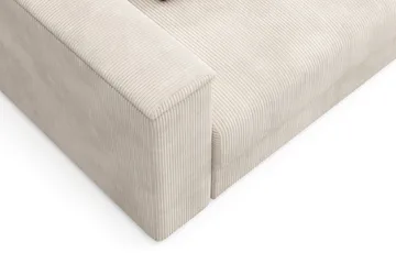 Bergen Extra Djup 3-sits Bäddsoffa med vändbar divan och förvaring i manchester - Beige - Möbler - Soffa - Bäddsoffa