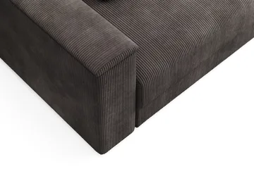 Bergen Extra Djup 3-sits Bäddsoffa med vändbar divan och förvaring i manchester - Taupe - Möbler - Soffa - Bäddsoffa
