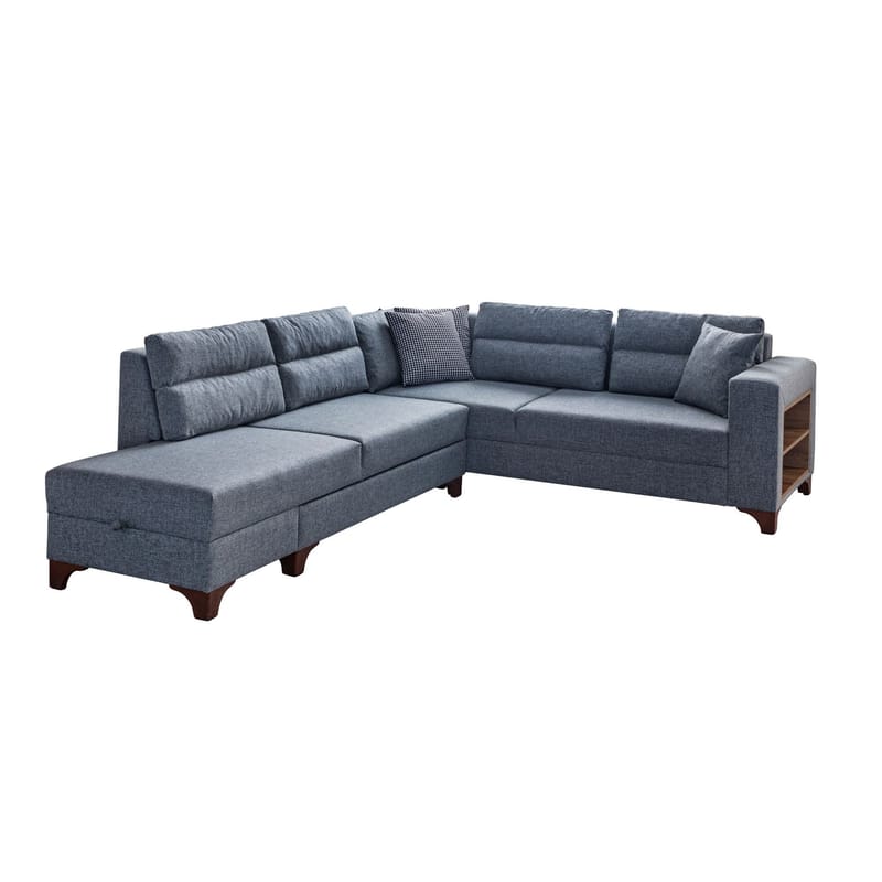 Bervik Hörnsoffa 230x90x150 cm - Grå - Möbler - Soffa - Bäddsoffa
