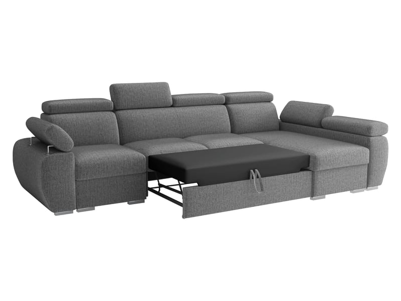 Binche 4-sits Bäddsoffa divan höger med förvaring - Gul - Möbler - Soffa - Bäddsoffa