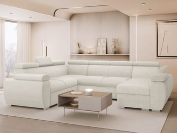 Binche 6-sits Bäddsoffa hörn med divan höger och förvaring - Flow 06 - Möbler - Soffa - Bäddsoffa