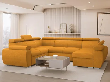 Binche 6-sits Bäddsoffa hörn med divan höger och förvaring - Flow 10 - Möbler - Soffa - Bäddsoffa