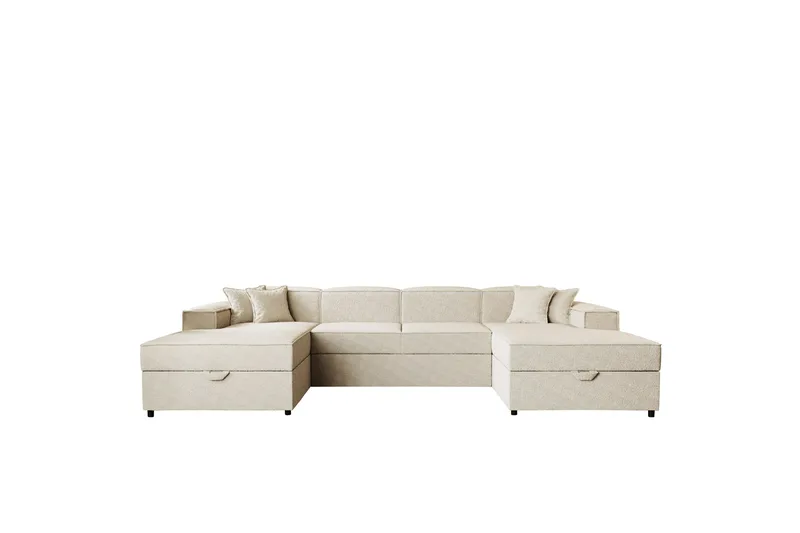 Bizantine Bäddsoffa Dubbeldivan 4-sits - Beige - Möbler - Soffa - Bäddsoffa