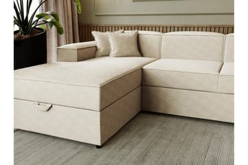 Bizantine Bäddsoffa Dubbeldivan 4-sits - Beige - Möbler - Soffa - Bäddsoffa