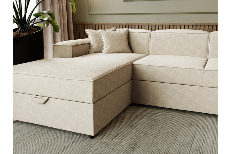 Bizantine Bäddsoffa Dubbeldivan 4-sits - Grå - Möbler - Soffa - Bäddsoffa