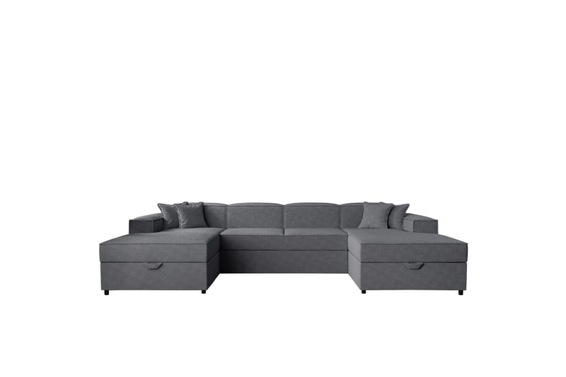 Bizantine Bäddsoffa Dubbeldivan 4-sits - Grå - Möbler - Soffa - Bäddsoffa