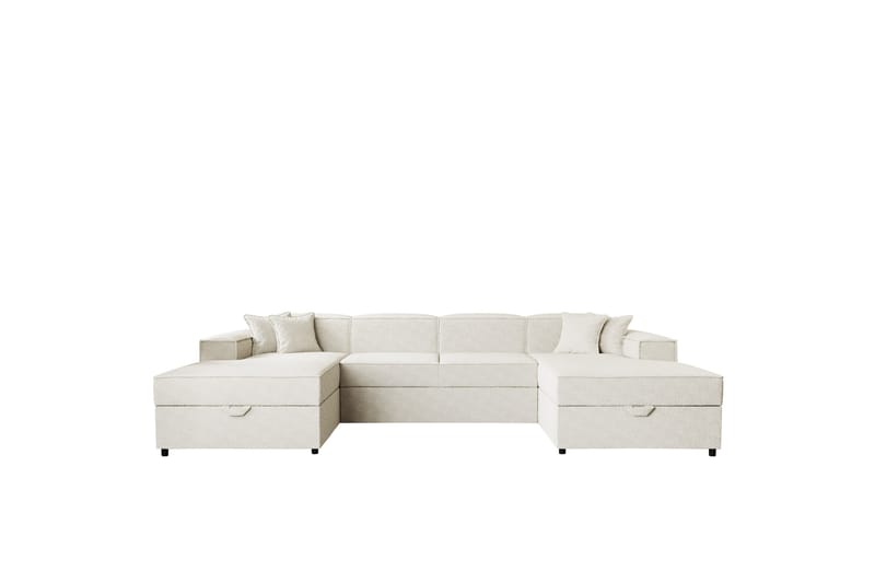 Bizantine Bäddsoffa Dubbeldivan 4-sits - Vit - Möbler - Soffa - Bäddsoffa