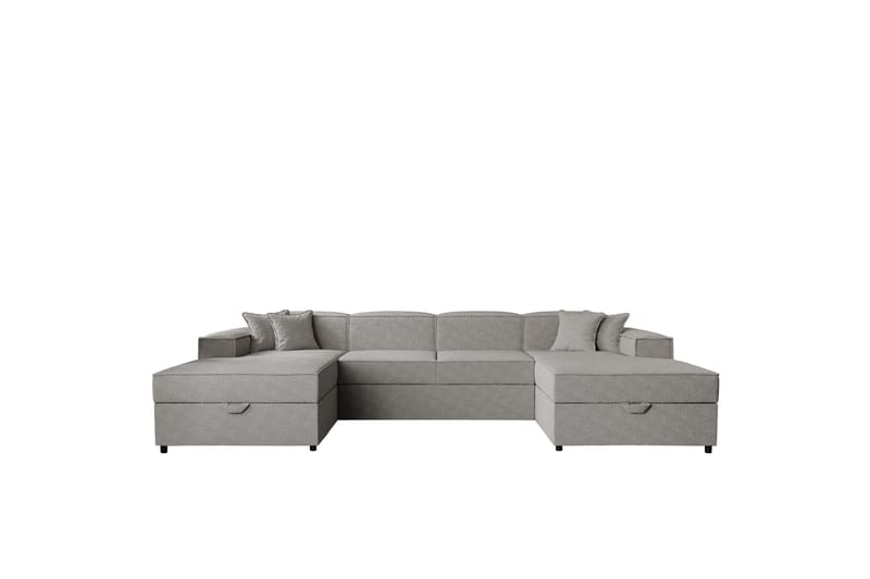 Bizantine Bäddsoffa Dubbeldivan 4-sits - Vit/Svart - Möbler - Soffa - Bäddsoffa