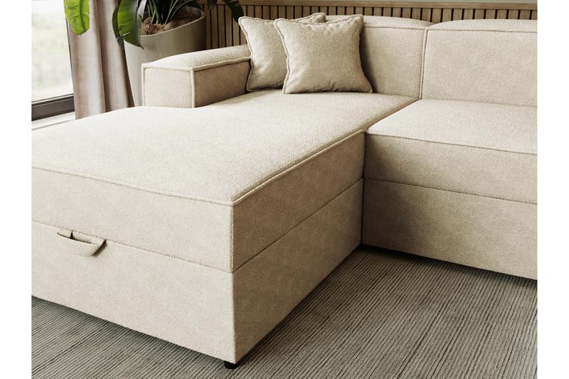 Bizantine Bäddsoffa m. Divan 3-sits - Beige - Möbler - Soffa - Bäddsoffa