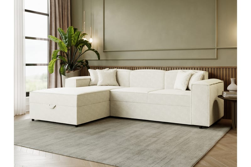 Bizantine Bäddsoffa m. Divan 3-sits - Beige - Möbler - Soffa - Bäddsoffa