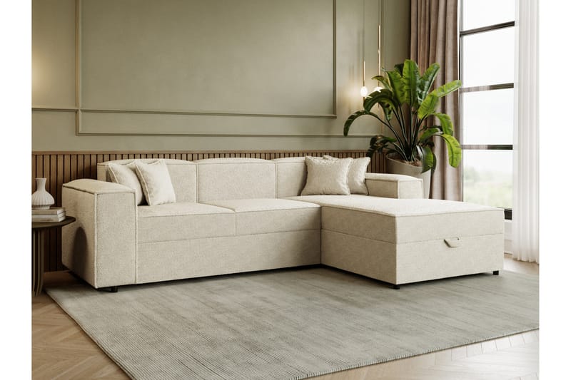 Bizantine Bäddsoffa m. Divan 3-sits - Beige - Möbler - Soffa - Bäddsoffa