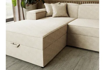 Bizantine Bäddsoffa m. Divan 3-sits - Beige - Möbler - Soffa - Bäddsoffa