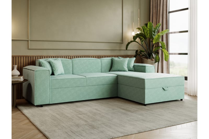 Bizantine Bäddsoffa m. Divan 3-sits - Grå - Möbler - Soffa - Bäddsoffa