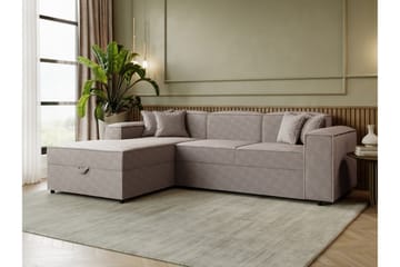 Bizantine Bäddsoffa m. Divan 3-sits - Grå - Möbler - Soffa - Bäddsoffa