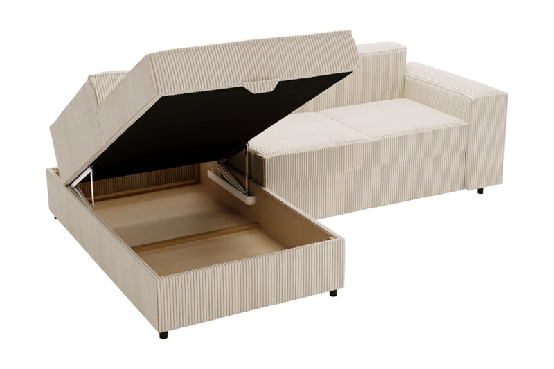 Bizantine Bäddsoffa m. Divan 3-sits - Vit - Möbler - Soffa - Bäddsoffa