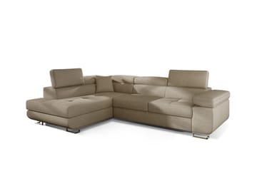 Bobis Bäddsoffa med Schäslong Vänster - Beige - Möbler - Soffa - Bäddsoffa